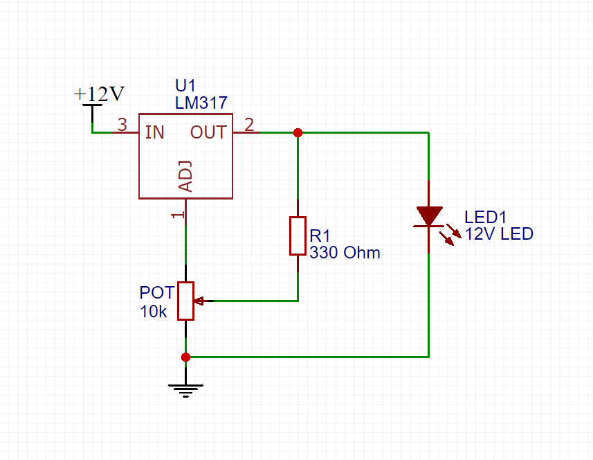 Регулировка светодиодных. Диммер 12 вольт схема LM 317. Схема регулятор яркости светодиода 12в. Схема регулятора яркости светодиодов. Схема диммера для светодиодов 12в.