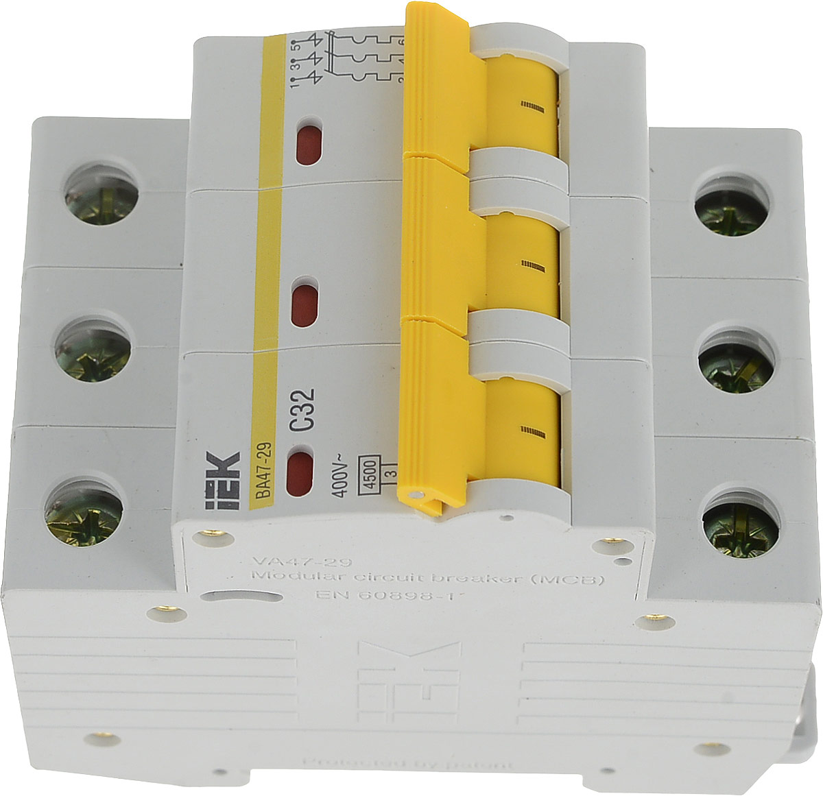Автоматический выключатель iek. Выключатель автоматический ва47-29 ИЭК. Автоматический выключатель IEK ва47-29 2п,. Автомат 3п 32а ИЭК. Автоматический выключатель dek 2п, 16а, 
