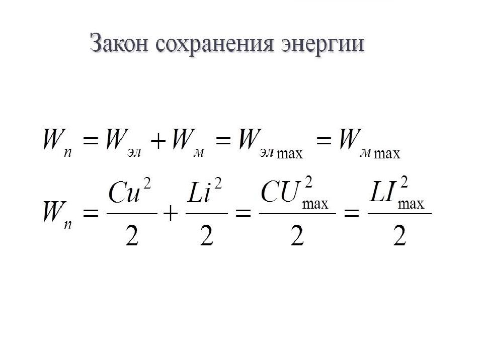 Полная энергия поля. Закон сохранения энергии в колебательном контуре. Закон сохранения энергии в идеальном колебательном контуре. Закон сохранения энергии в колебательном контуре формула. Формула сохранения энергии для колебательного контура.