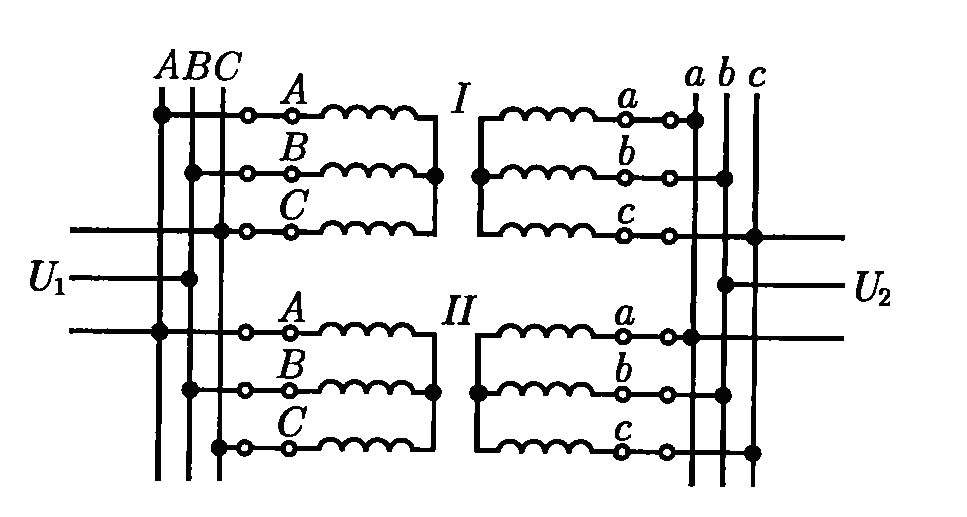 Трансформатор синхронизации. Соединение обмоток трансформатора параллельно. Параллельное соединение трансформаторов напряжения схема. Последовательное соединение трансформаторов напряжения. Последовательное включение обмоток трансформатора.