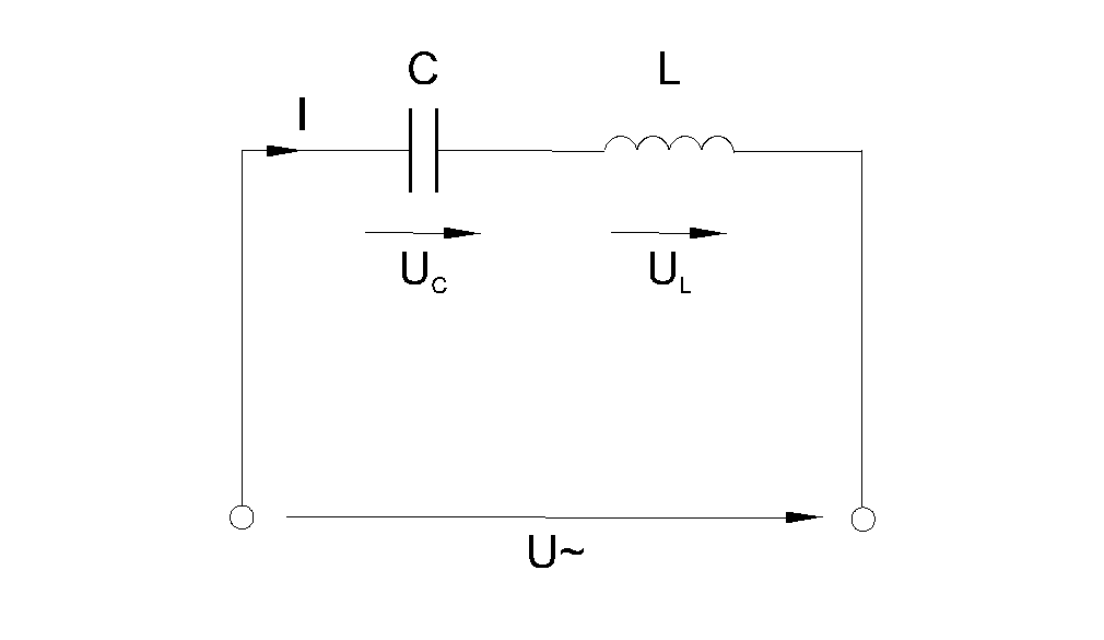Схема с катушкой индуктивности и конденсатором. Последовательное соединение катушек индуктивности. Последовательное соединение резистора и катушки индуктивности. Схема последовательного соединения резистора, катушки индуктивности. Цепь с последовательным соединением индуктивности