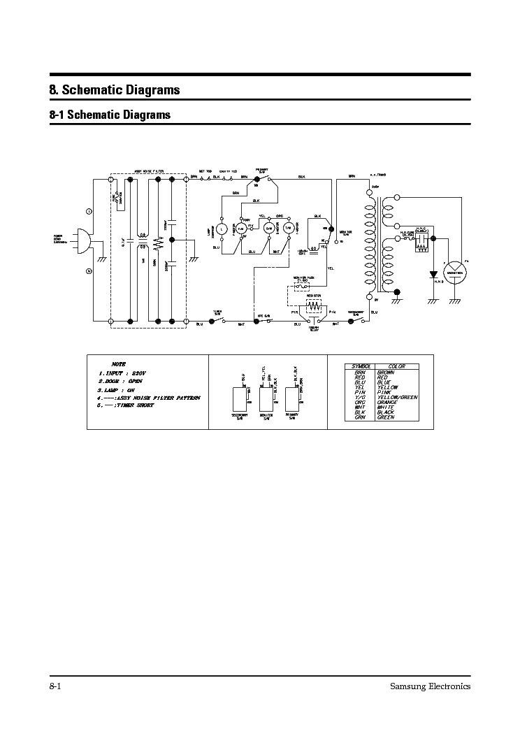 Схема samsung m1711nr