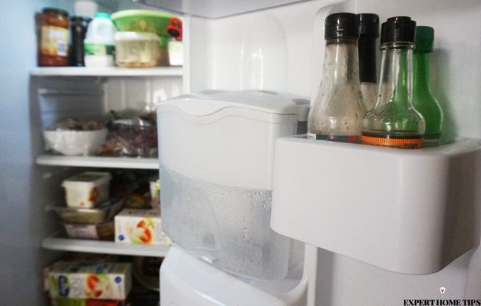 open full fridge