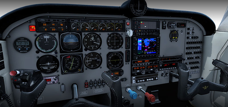 M20 cockpit and panel.