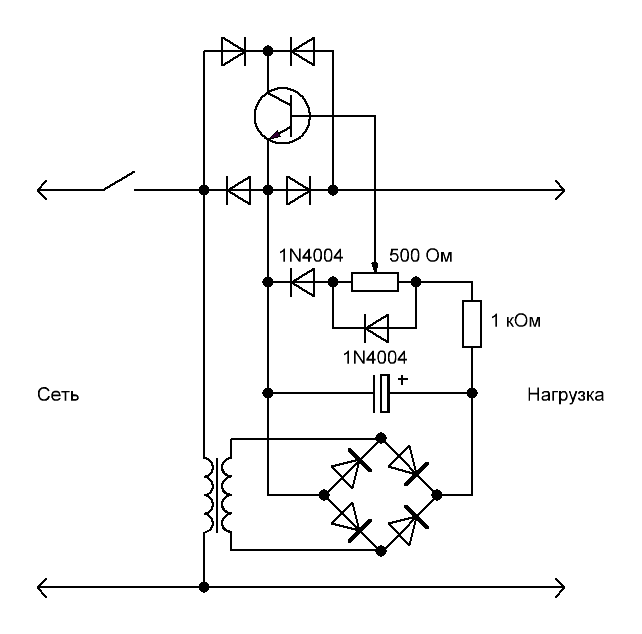 Минимизатор мощности своими руками схема
