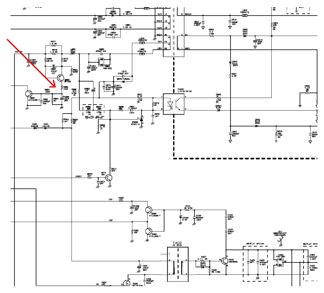 Ремонт телевизора нет изображения. Схема блока питания телевизора LG 32ln540v.