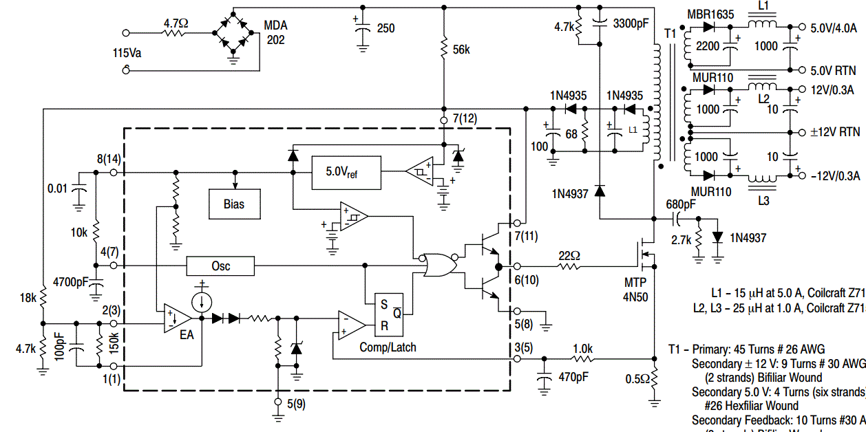 Схема блока питания kb3151c