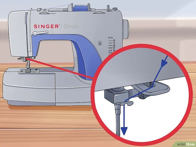 Как заправить нижнюю нитку в швейную машинку dexp sm 1200
