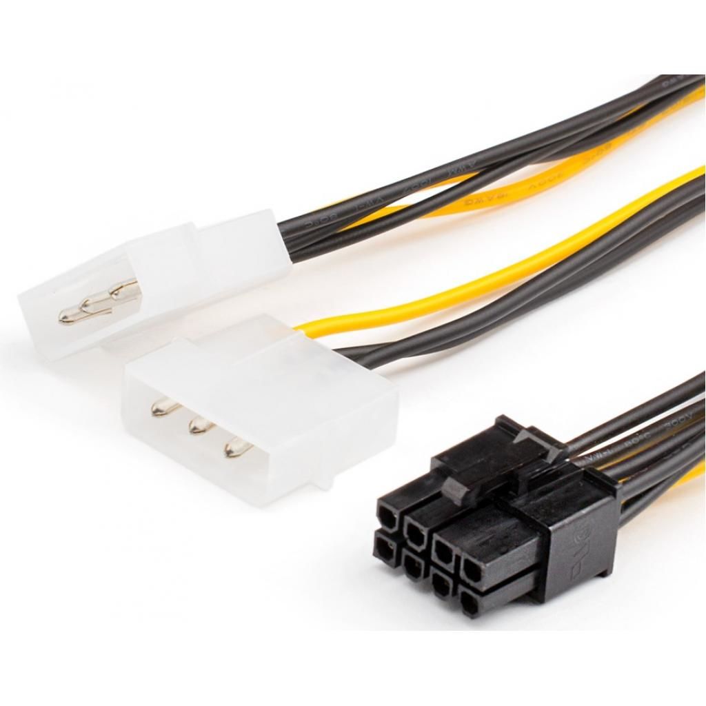 Питание видеокарты. Кабель ATCOM PCI-E 8-Pin - 2 x 3-Pin Molex (at8604) 0.15 м. Кабель Espada Molex 4pin - 4pin CPU 20cm e4mol4cpu. Кабель Molex 8980 PCI-E 6pin 0.15м. Кабель ATCOM PCI-E 6-Pin - 2 x 2-Pin Molex (at6185) 0.15 м.