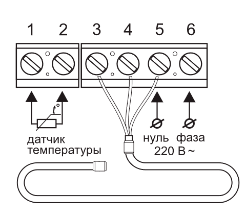 Схема терморегулятора для теплого пола
