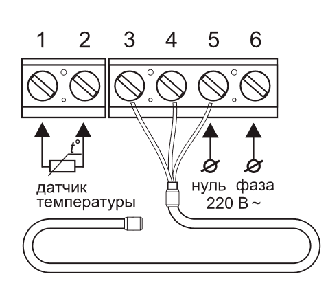 Схема подключения терморегулятора eltec electronics