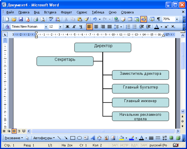 Диаграмма документов. Организационные диаграммы в MS Word. Создание организационных диаграмм в MS Word. Организационная диаграмма предприятия в Ворде. Организационные диаграммы в документе MS Word.