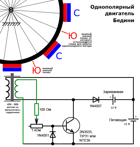 Схема бедини своими руками схема