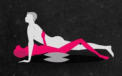 Modified Missionary sex position to stimulate the g-spot