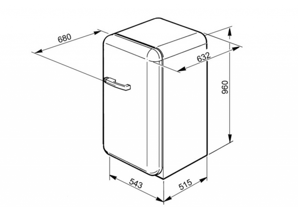 Ширина, высота и глубина холодильника, стандартные и нестандартные габариты
