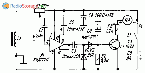 Искатель проводки схема