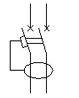 Реверсивный рубильник обозначение на схеме