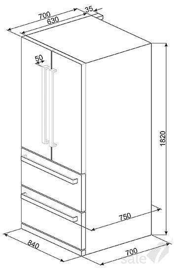 Ширина 70. Холодильник Smeg fq55fxe. Холодильник Haier hb18fgsaaaru схема встройки. Smeg холодильник Smeg fq55fxe. Холодильник Haier габариты холодильников.