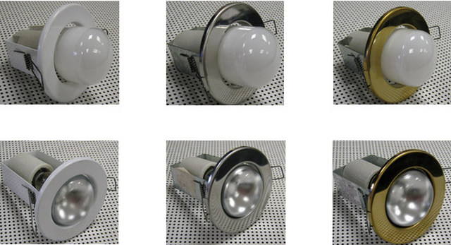 Лампы накаливания могут устанавливаться не только в люстры – многие из них рассчитаны и на применение в точечных светильниках. Но на натяжном потолке их лучше не использовать.