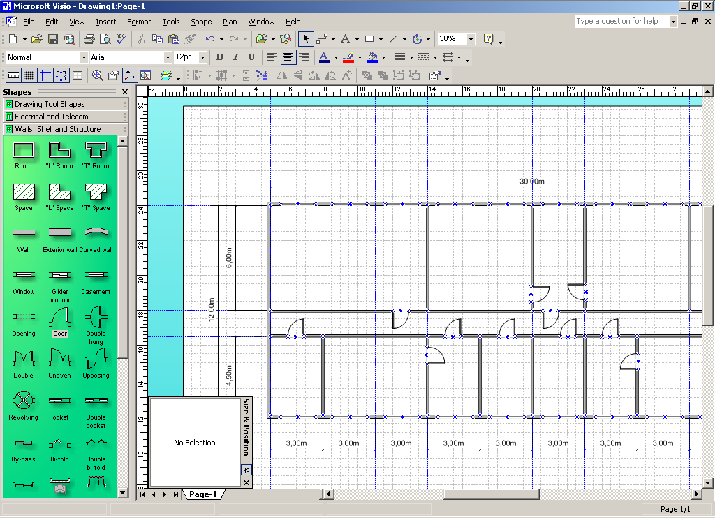 Элементы электрических схем для visio