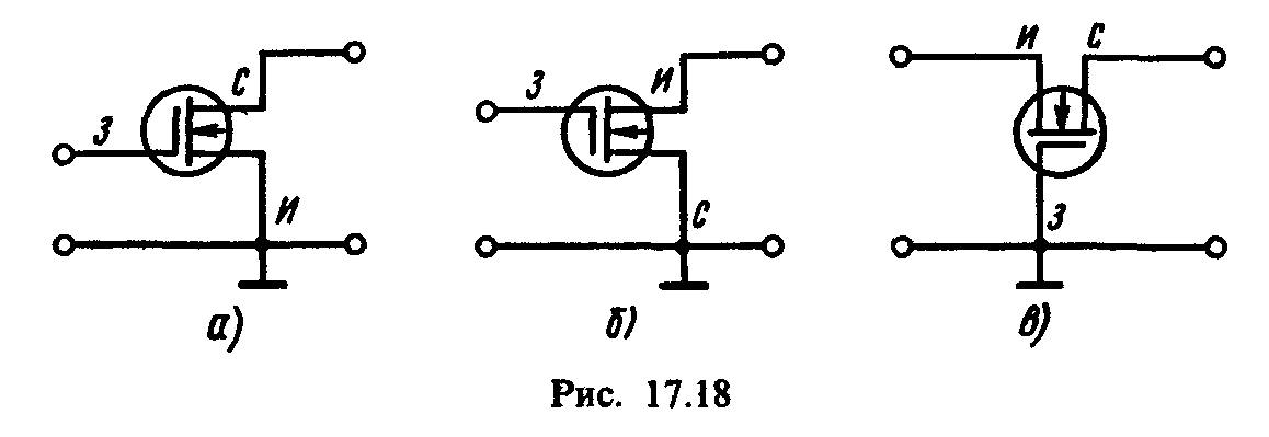 Полевой транзистор схема с общим истоком