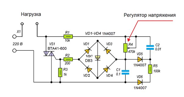 Стабилизатор переменного тока 220в схема своими руками
