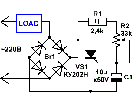 Регулятор мощности схема 12 вольт схема