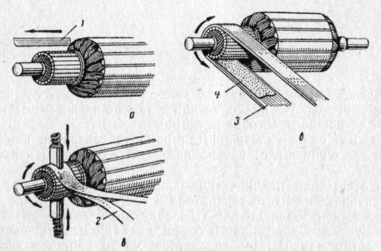 Схема намотки якоря коллекторного двигателя