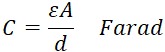 Capacitive Transducers Formula