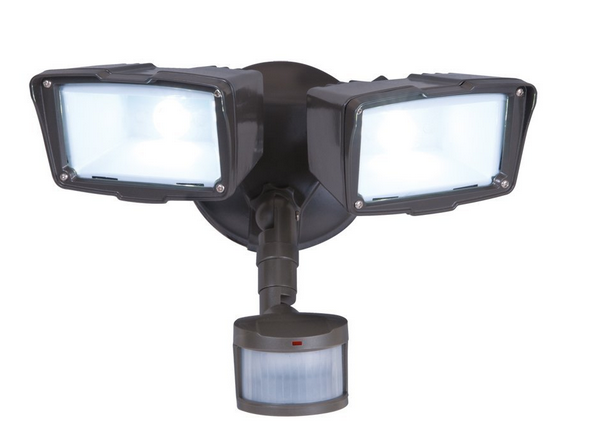 Motion activated flood light